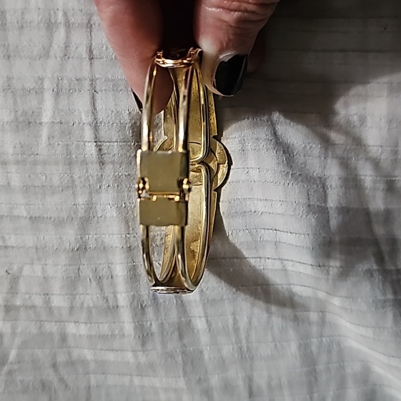 Cloisonne Oval Open Cuff Bangle - Picture 2 of 2